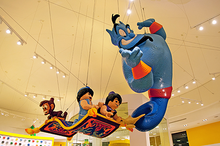 Legoland Downtown Disney California Aladdin