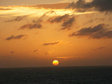 Cruise sunset