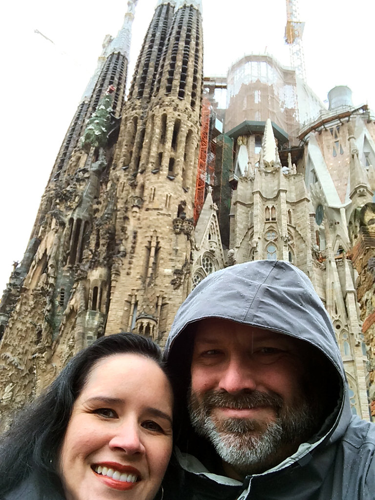 Sagrada Familia selfie!