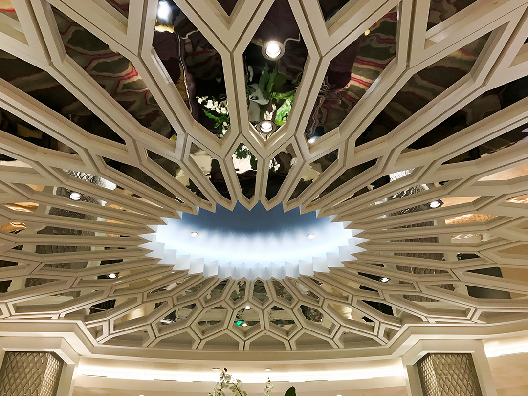 Lobby ceiling